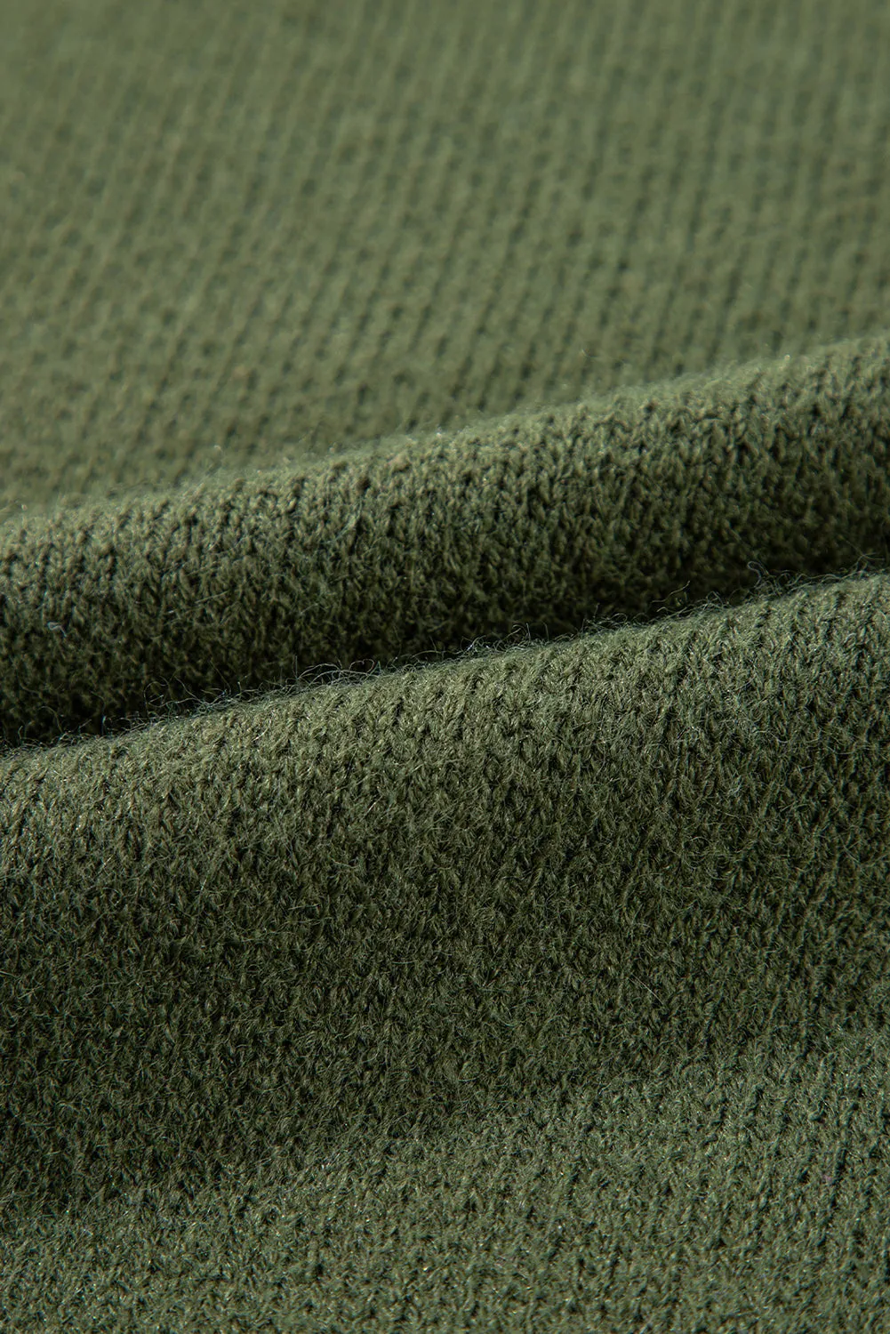 Pullover Mit Blumenärmeln Und Hängeschultern